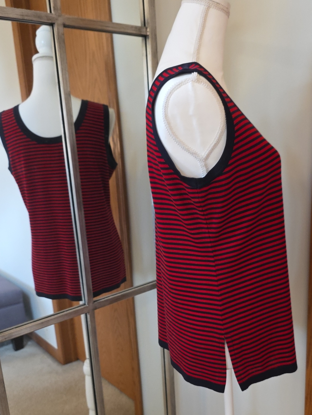 Misook Striped Tank - Picture 4 of 6